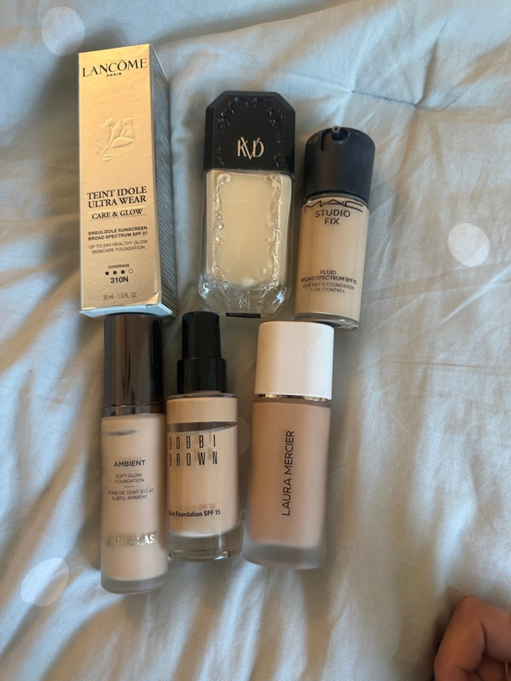Lot of foundation Teint Idole Ultra Wear Foundation - Cream Shade